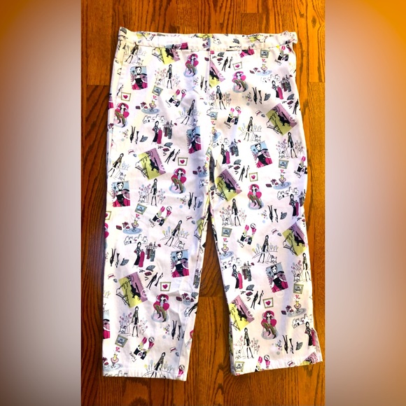 PALISADES French Graphics Pants  Size L - Picture 1 of 2
